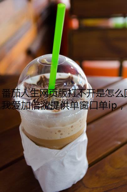 番茄人生网页版打不开是怎么回事？