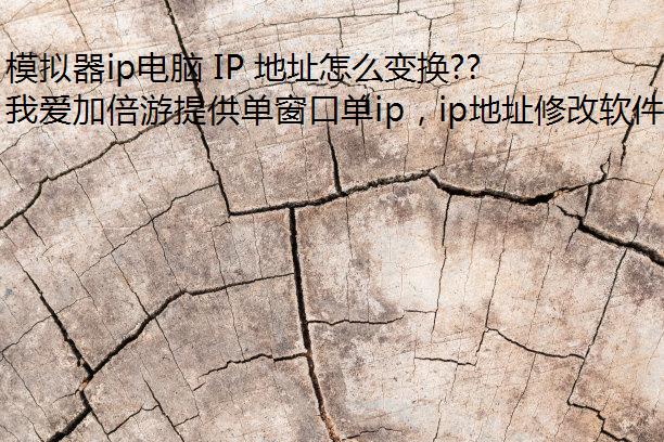 模拟器ip电脑 IP 地址怎么变换?你掌握了哪几种方法?