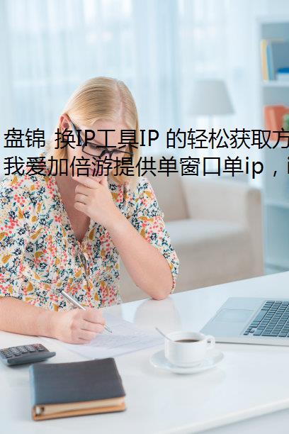 盘锦 换IP工具IP 的轻松获取方式——使用我爱加倍游 IP 代理